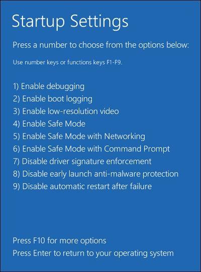 windows startup black screen loading problem