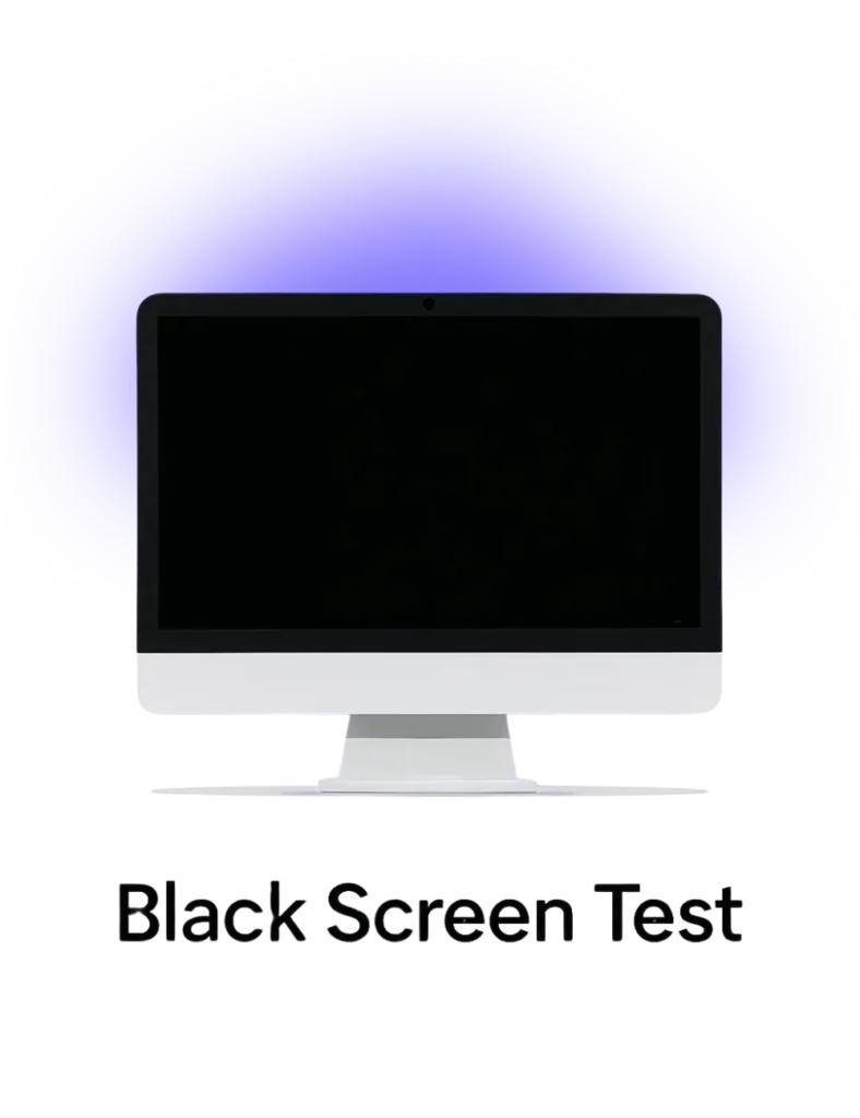 fullscreen black screen tool for monitor testing