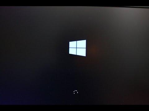 computer booting with black screen
